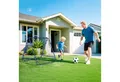 HOMCOM Rebounder Fußball Kickback Tor Rückprallwand Netz, (Kickback Tor, 1-St., Fußball Rebounder), für Fußball Training Stahl Blau 100 x 95 x 90 cm