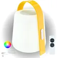 Tischleuchte LED RGB Lampe Outdoor Lautsprecher Bluetooth Tragegriff IP44