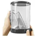 GSD Kaffeedosierer DOSO, Kunststoff, ø 12 cm, Höhe 19 cm, schwarz/klar