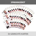EM EURO 2020 REWE Sammelkarten - 50 gemischte Karten