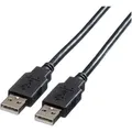 Roline Usb-kabel Usb 2.0 Usb-a Stecker 0.80 M Schwarz Geschirmt 11.02.8908