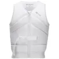 YEAZ Schwimmweste NEOVEST PRO Neoprenweste mit Gurt, Hochwertige Neopren Weste mit 50 Newton Auftrieb weiß S