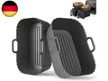 Airfryer Silikonform 2 Stück für Ninja Dual Zone AF400EU/EUCP AF300EU, COSORI, J