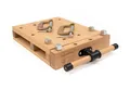 rikta Hobelbank tragbare Werkbank Hobelbank mit Schraubstock 100% FSC® Buchenholz, (7-tlg), einsetzbar