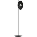 Lumicom Stehleuchte, Schwarz, Metall, Oval,Oval, 40x160x40 cm, Lampen & Leuchten, Innenbeleuchtung, Stehlampen, Stehlampen
