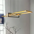 TRIO Hängeleuchte Leuchte LED Lampe messingfarbig SALINAS Pendelleuchte Messing