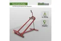TRUTZHOLM Rasentraktor Rasentraktorheber 400kg 24mm Gewindestange Hebevorrichtung, 0 cm Schnittbreite, Set