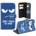 Handyhülle für Samsung Galaxy A3 (2015) Schutztasche Wallet Cover 360 Case Blau