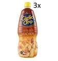 3x Carapelli Giglio Oro Olio Semi di Arachide Erdnussöl Speiseöl Frittieröl 1Lt