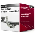 Für Jaguar S-Type Limousine CCX (G.D.W.) Anhängerkupplung horizontal abnehmbar