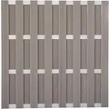 GroJa Fertigzaun Quadratisch Bi-Color Sand 180 cm x 180 cm