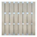 Groja BPC Fertigzaunelement 180x180cm Bi-Color Sand gerillt - Rahmen EV1 4250260966509