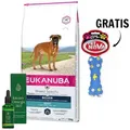 EUKANUBA Breed Specific Boxer 12kg & Lab-v Omega-3&6-Fettsäuren + Gummiknochen GRATIS!