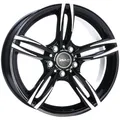 ALUFELGE AVUS AC-MB3 FUR BMW SERIE 3 BERLINA 8.5X19 5X120 BLACK POLISHED ROH