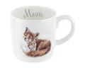 Wrendale Becher Wrendale Designs Porzellan-Becher Mama Fuchs, ca. 400 ml, Porzellan