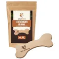Wildfang Kauspielzeug Lederknochen - Kauleder beige M