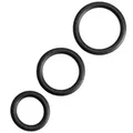 Sinful Triple Thrill 3 Teiliges Penisring-Set - Schwarz