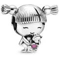 Pandora Bead Pandora Charm 798016EN160 Silber Mädchen mit Zöpfen