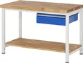 Rau Werkbank höhenverstellbar 8001A7, B1250xT700xH840-1040mm, 1x Schublade-TA