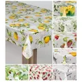 laro Tischdecke laro Wachstuch-Tischdecke Wachstischdecke Gartentischdecke gelb 85 cm x 85 cm