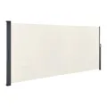 Seitenmarkise Sichtschutz Garten Blickschutz 500x200 cm Beige B-WARE