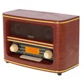 Adler AD 1187 Retro Radio mit Bluetooth Holz Optik USB AUX Anschluss LCD Anzeige