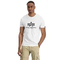 Alpha Industries Herren Basic T 2 Pack T-Shirt, Black/White, L (2er Pack)