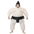 Sumo Wrestler Costume Inflatable Adults, Halloween Karneval Fasching Party Bl...