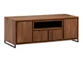 TV-Bank Maddox Lowboard Akazie 120 x 45 x 45 cm TV-Möbel Wohnzimmer Fernsehbank