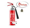 FireLoq® 2kg Co2 leichter, nicht magnetischer Alu Behälter 34B mit Prüfnachweis