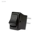 Mini-Wippschalter schwarz 2-polig max. 250V/3A Wippenschalter Schalter schaltend