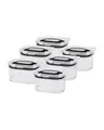 Sallys Vorratsdose Set - 3er, 4er, 6er oder 12er Set Organizer Küche Vorratsdosen mit Deckel luftdicht Aufbewahrung Küche für Mehl, Zucker Küchenutensilien Aufbewahrung (6x190 ml)
