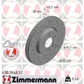 ZIMMERMANN 2x Bremsscheibe vorne Ø321 Innenbelüftet für Opel Insignia B Caravan