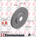 Bremssatz (2 Bremsscheiben) ZIMMERMANN 430.2646.52