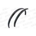 BÜCHEL Schutzblechgarnitur 28" x 1,75, 55mm breit, Metall, schwarz lackiert