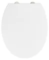 Wenko WC-Sitz Mod. Crevada DuroUnbreakable®, Weiß belastbar bis 1500 kg, Absenkautomatik, 26210100