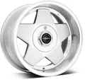 Borbet A silver rim polished 7x15 ET35 - LK5/114.3 ML67.1 Alufelge silber