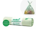 bioMat Kompostierbare 10l Biomüllbeutel mit Tragegriff, 26 Tüten, Premium-Qualität, DIN+ Zertifiziert, Klimaneutral, Made in Germany