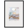 walther design Bilderrahmen schwarz 60 x 80 cm mit Kunstglas, New Lifestyle Kunststoffrahmen KVX080B