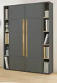Aktenschrank Büroschrank Schrank Set Regal 20 Fächer grau Eiche 140x200 Center