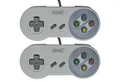EAXUS Gamepad für Super Nintendo / SNES Controller (2 St., optional mit Verlängerungskabel bis 3,30 Meter Kabellänge)