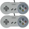 2x Super Nintendo Controller SNES💫1,5m Kabel NEU Gamepad Joypad Joystick EAXUS®