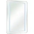 Xora Badezimmerspiegel Flächenspiegel, Glas, rechteckig, 50x70x3 cm, Made in Germany, feuchtraumgeeignet, in verschiedenen Größen erhältlich, Badezimmer, Badezimmerspiegel, Badspiegel