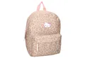 Vadobag Kinderrucksack Hello Kitty Rucksack Kinder – Leopard Print Schulrucksack Mädchen Rosa