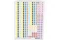 TOBJA Wandkalender Sticker Aufkleber Set für Kalender Mülltonne, 560 Kalendersticker Optimal für Müllkalender, Familienkalender, Planer