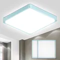 18W 6000K LED Deckenlampe, IP44 Wasserfest Badlampe Quadrat Flach 1600LM Modern