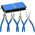 CCLIFE Sprengringzangen Seegeringzange Set 4tlg 150mm Zange für Sicherungsring Innen Außen
