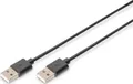 DIGITUS USB 2.0 Anschlusskabel geformt Schwarz (AK-300100-030-S)