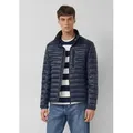 s.Oliver Winterjacke Outdoor-Jacke Sportive Steppjacke mit Stehkragen und Innentasche blau L (50)