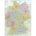 Postleitzahlenkarte Deutschland als Poster / Interkart Verlag / Blätter und Karten